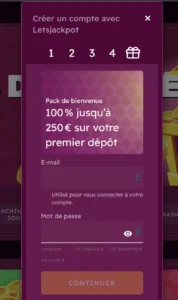 inscription lets jackpot