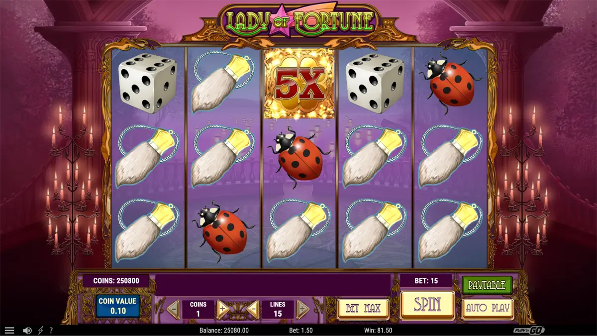 lady of fortune play'n go