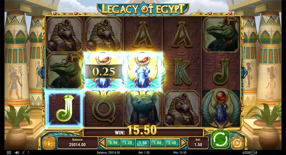 legacy of egypt play'n go