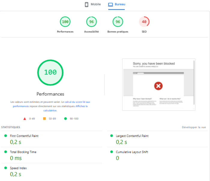 performance wildzy casino sur ordinateur