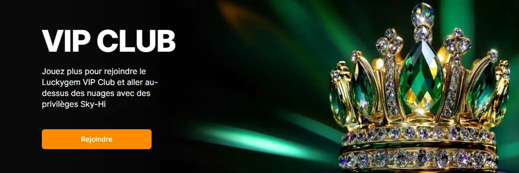 programme vip luckygem casino