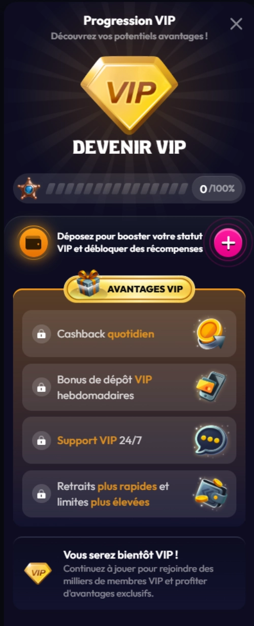 programme vip wildzy belgique