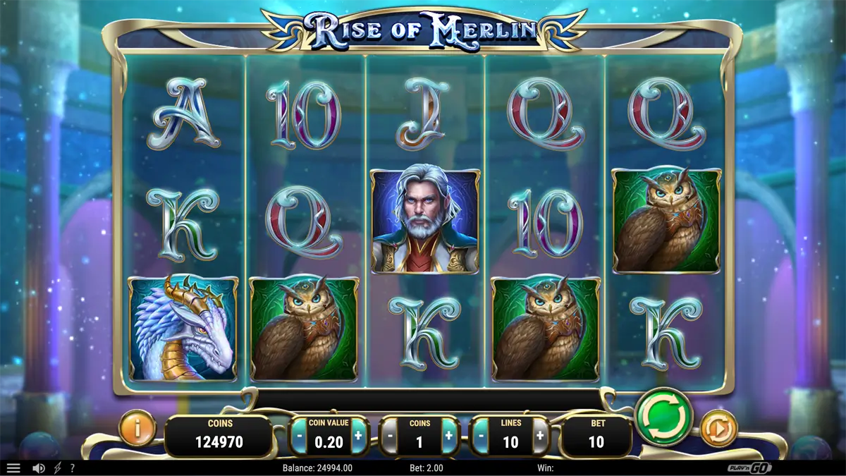 rise of merlin play'n go