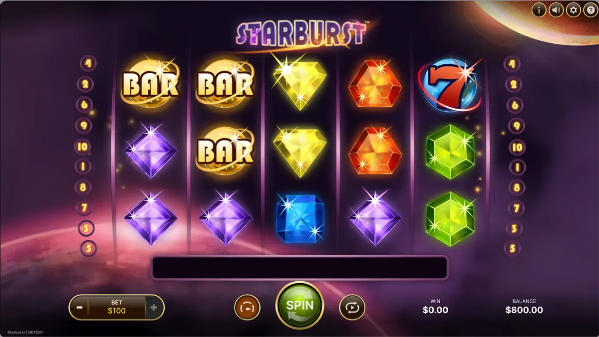 starburst netent