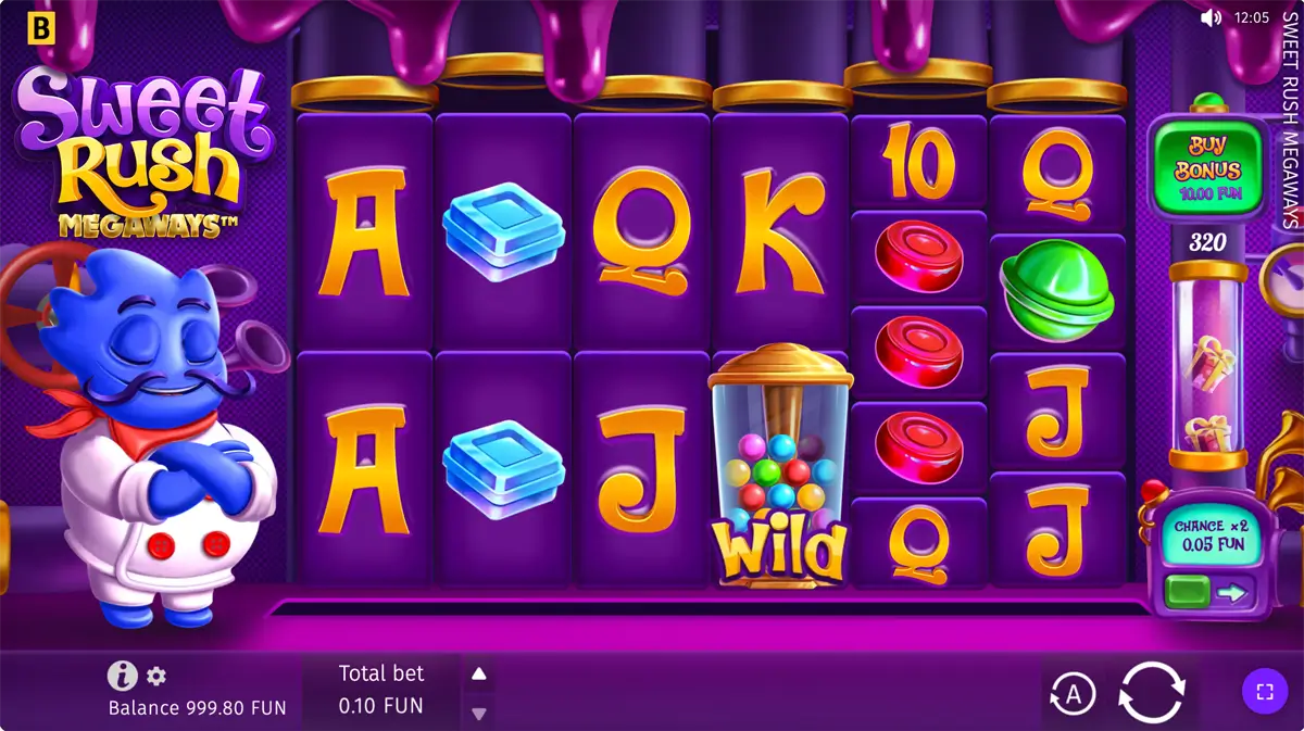 sweet rush megaways bgaming