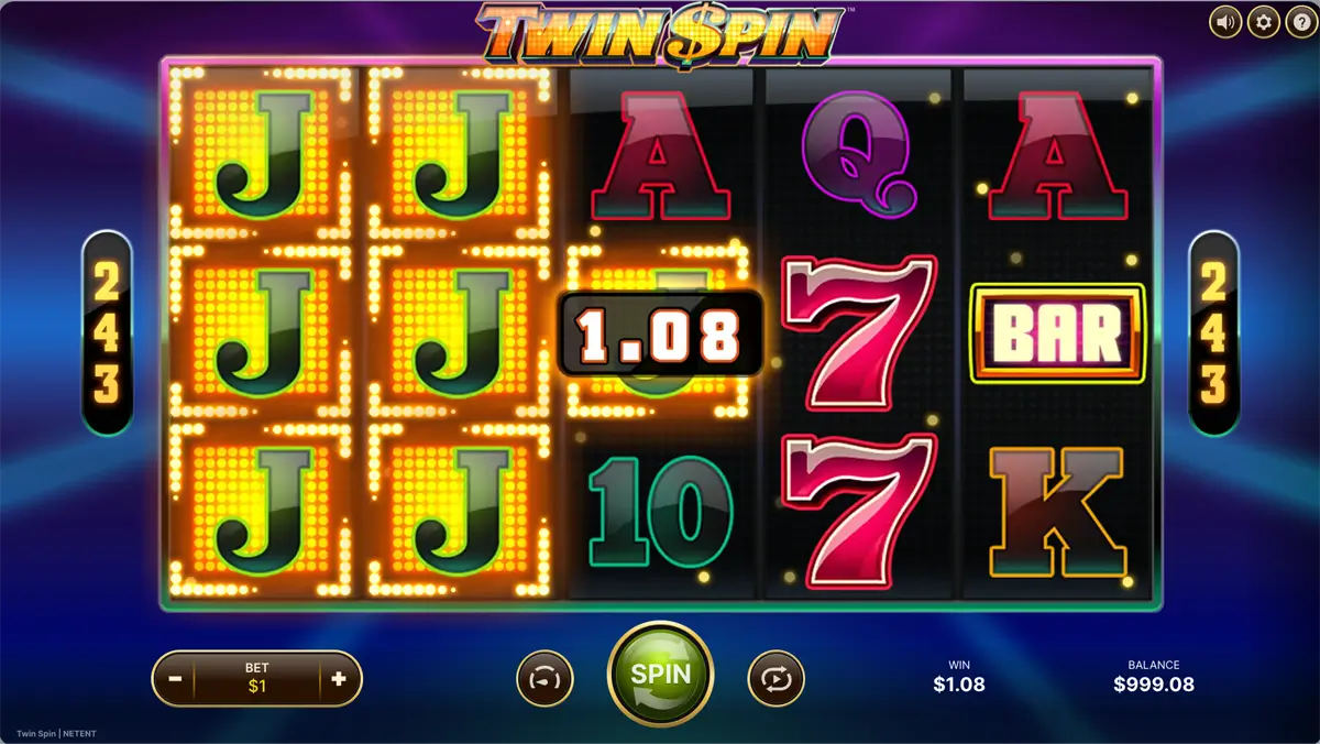 twin spin netent